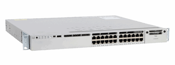 Cisco Catalyst WS-C3850-24PS-S Switch Front View UAE